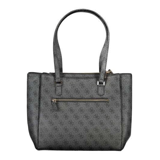 Nero Polyurethane Women Handbag