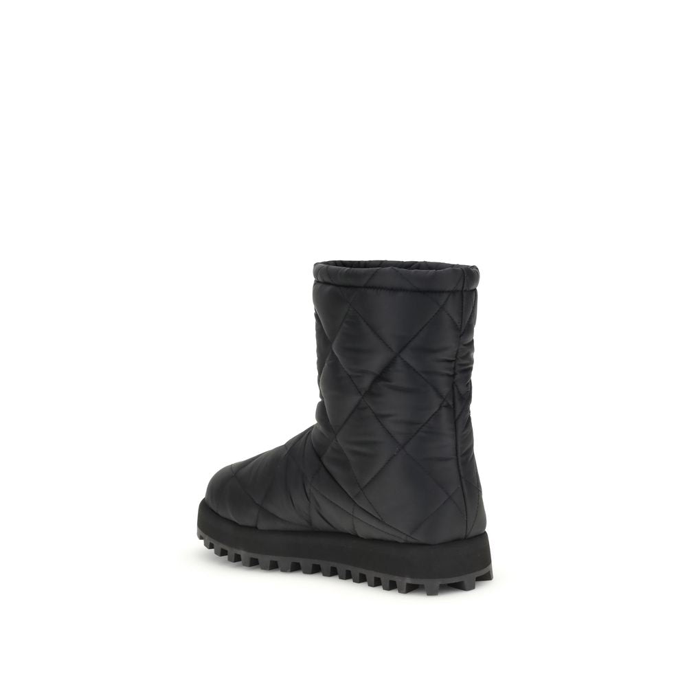 Black Polyamide Boots