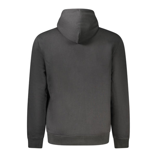 Black Cotton Men's Sweatshirt
