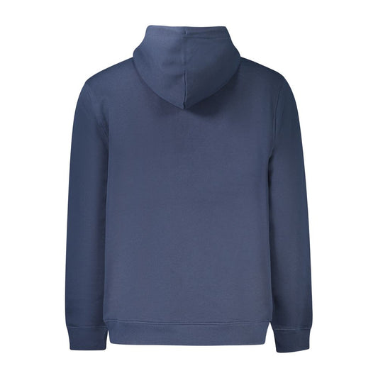 Blue Cotton Men Sweater