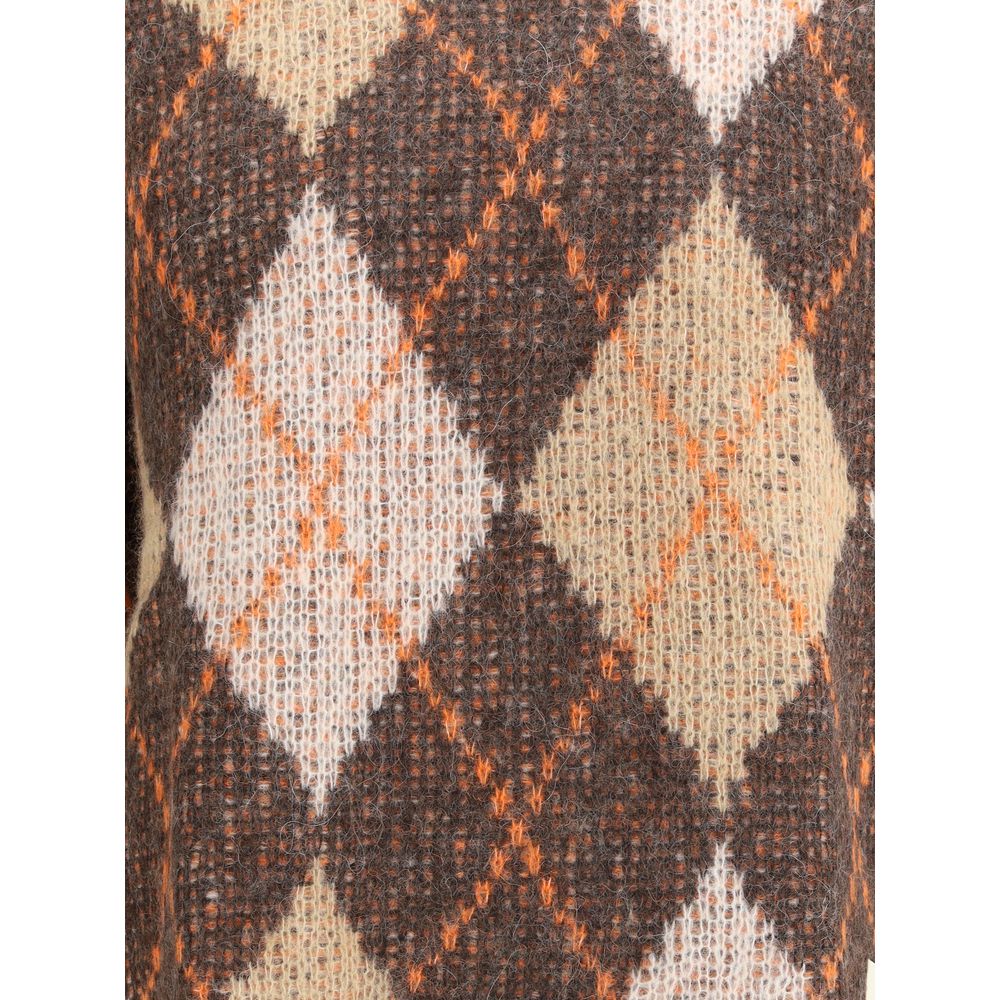 Brown Polyamide Sweatshirt