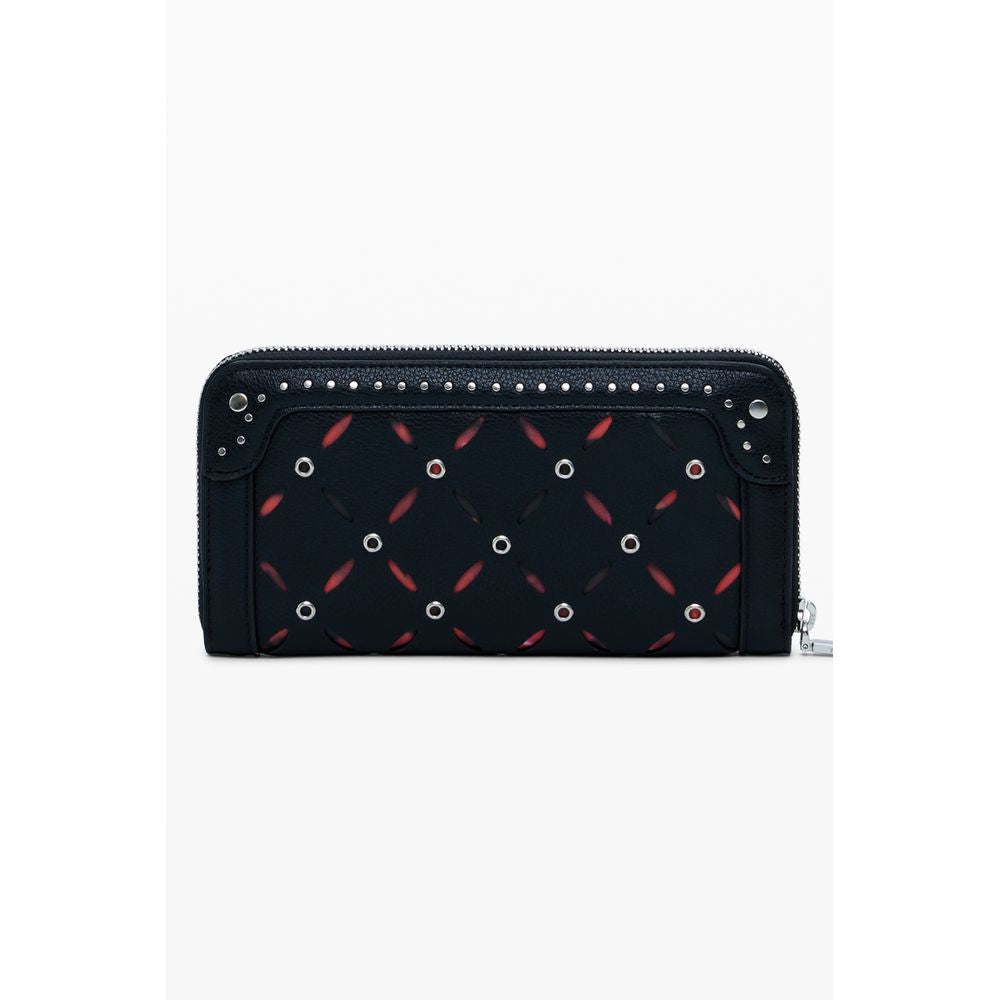 Nero Polyurethane Women Wallet