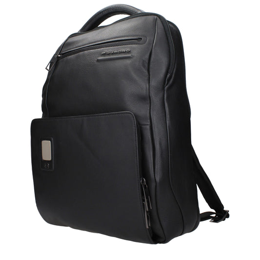 Black Leather Backpack