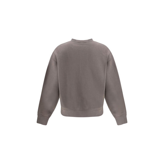 Brown Cotton Sweatshirt