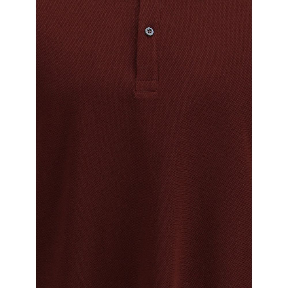 Bordeaux Cotton Polo Shirt