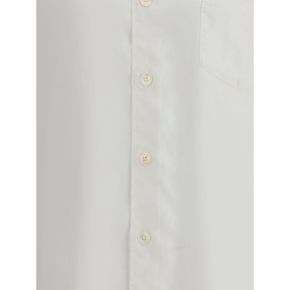 White Tencel Dress Shirt