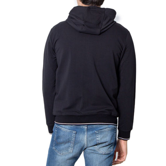 Black Cotton Hoodie