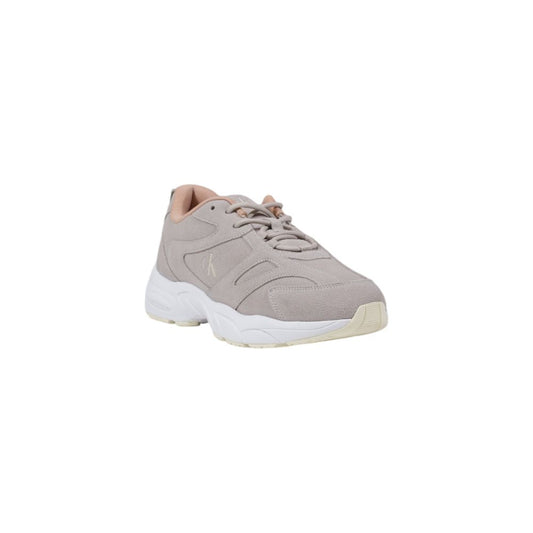 Gray Artificial Leather Athletic Sneakers
