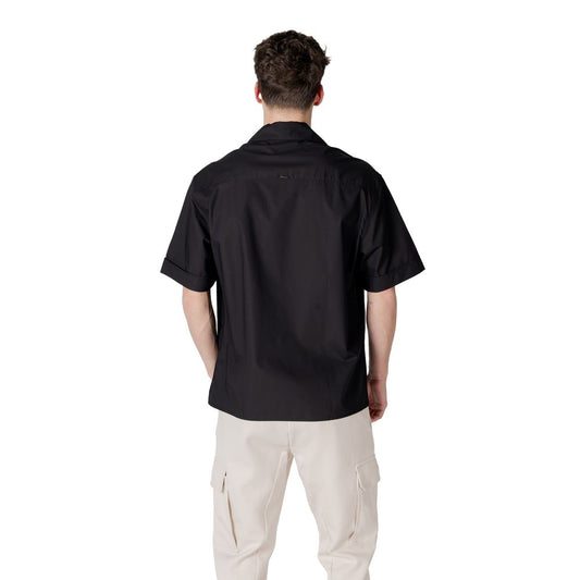 Black Lyocell Shortsleeve Shirt