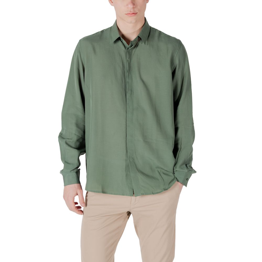 Green Lyocell Shirt