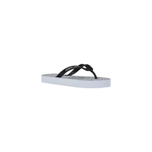 White Rubber Flip-Flop Sandals