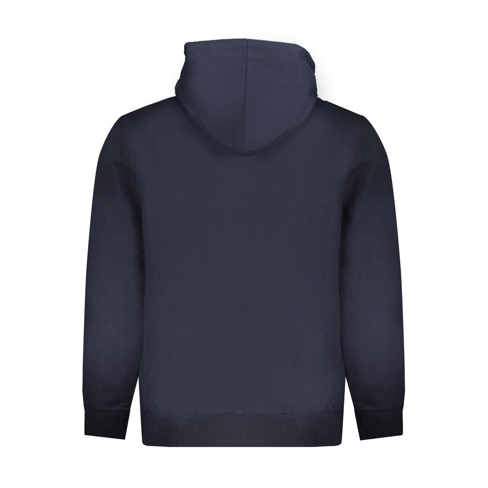 Blue Cotton Men's Hoodie
