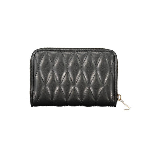 Nero Poliuretano Women Wallet