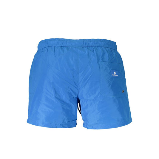 Azzurro Polyester Mens Swim Boxer