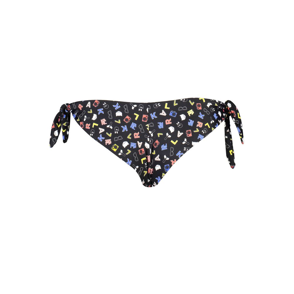 Black Polyamide Women Swim Brief