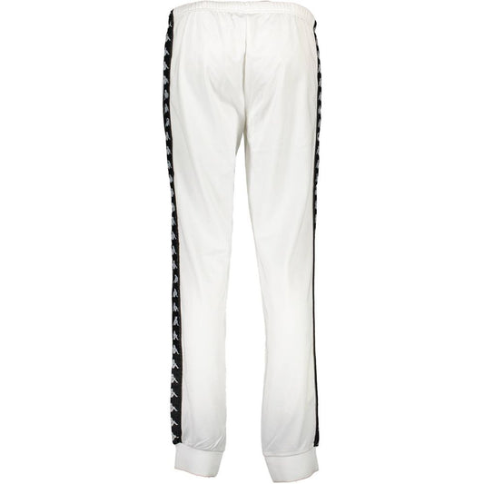 White Polyester Women's Track Pant