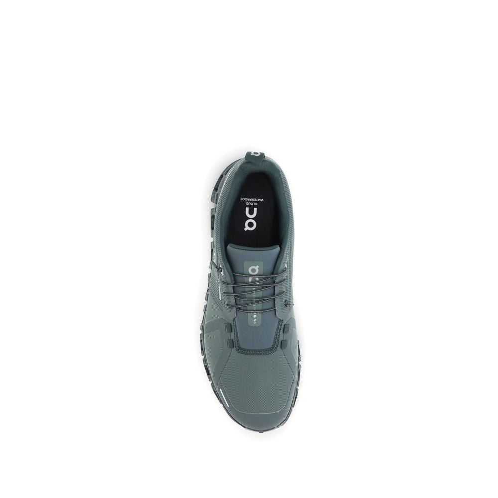 Bicolor Polyester Athletic Sneakers