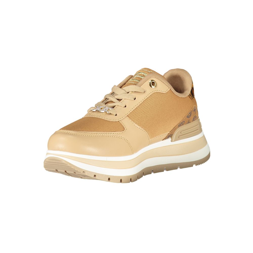 Marrone Polyurethane Women Sneaker