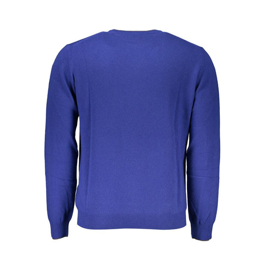 Blu Viscose Men Sweater