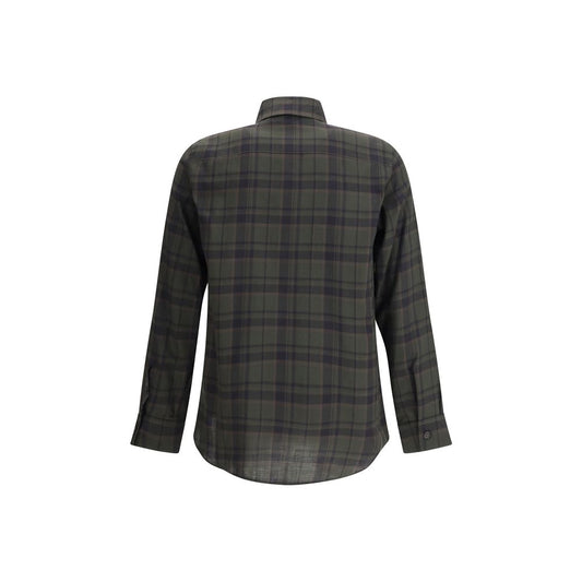 Bicolor Cotton Pattern Shirt