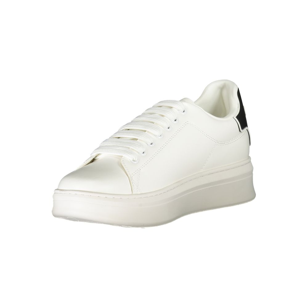 Bianco Poliuretano Men Sneaker