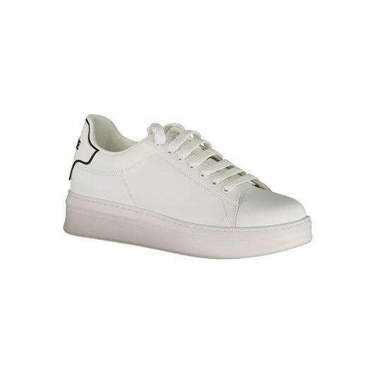 Bianco Poliuretano Men Sneaker