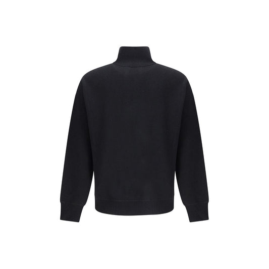 Black Wool Sweatshirt
