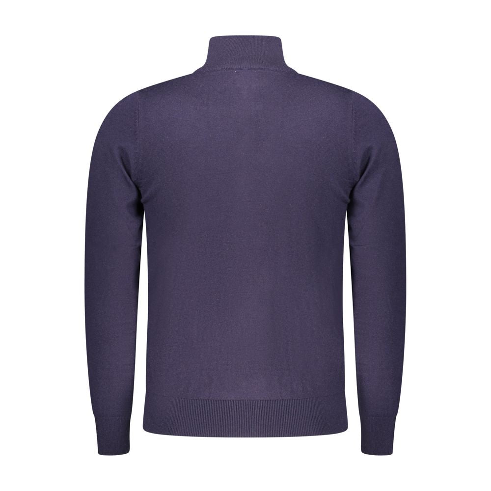 Blu Polyester Men Sweater