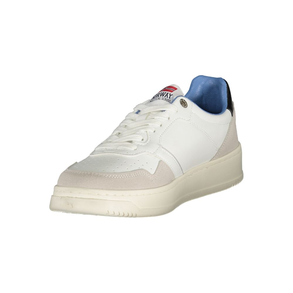 Bianco Polyurethane Men Sneaker