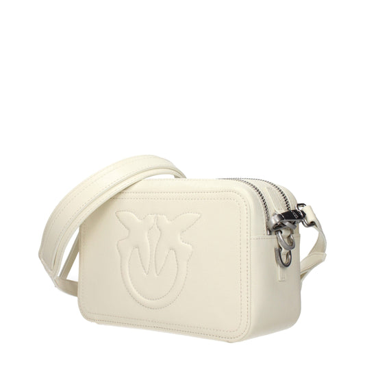 White Leather Crossbody Bag
