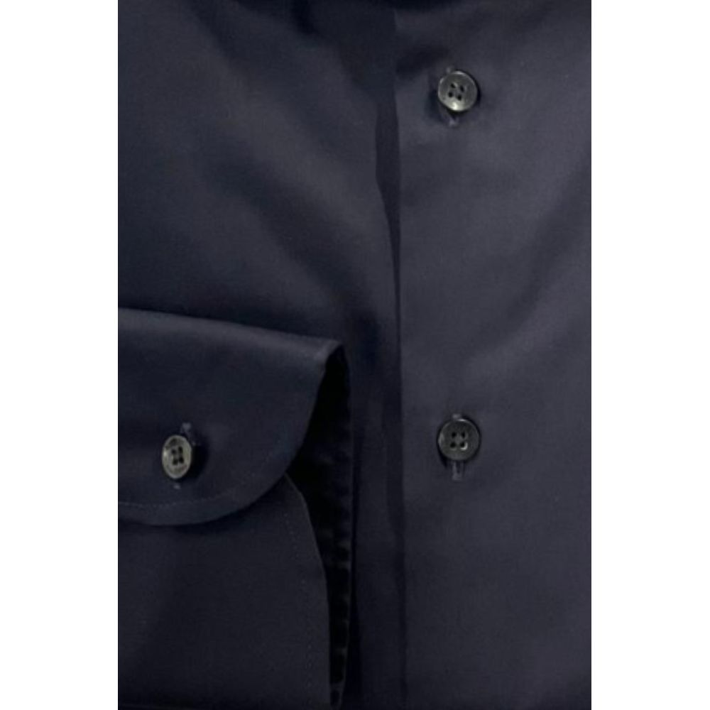 Black Cotton Men's Shirt