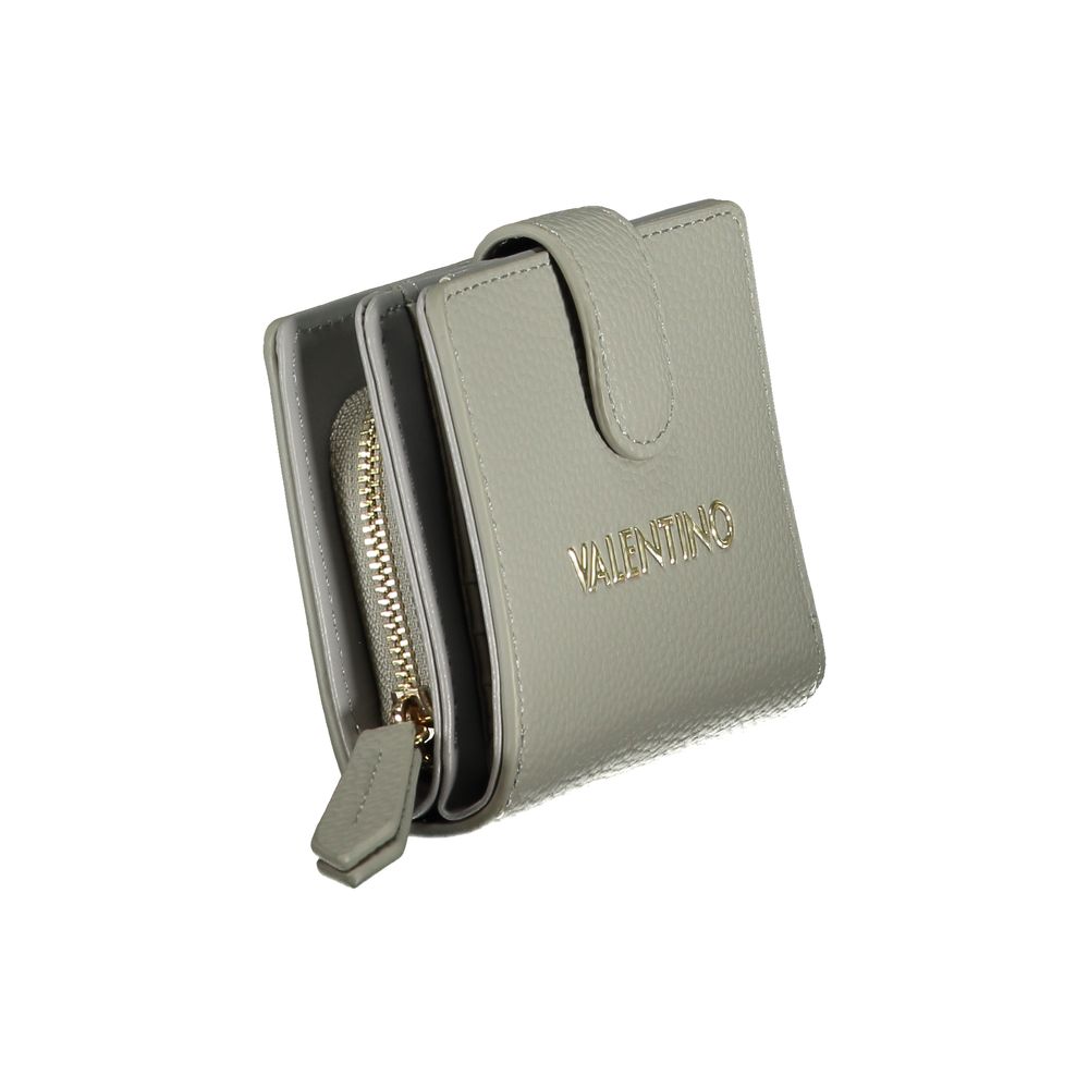 Grigio Polyurethane Women Wallet