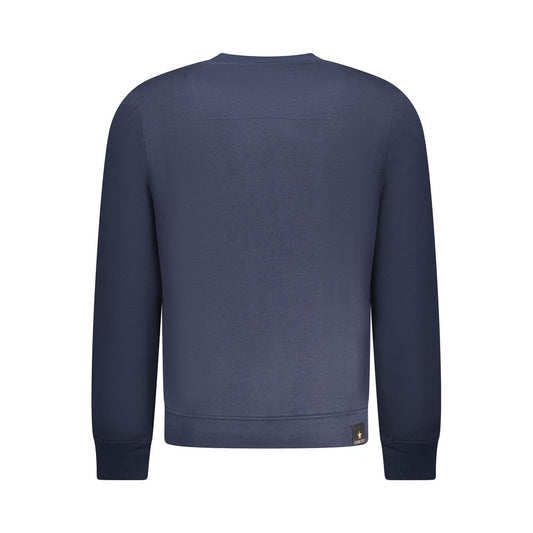 "Blu Cotton Men Sweatshirt"