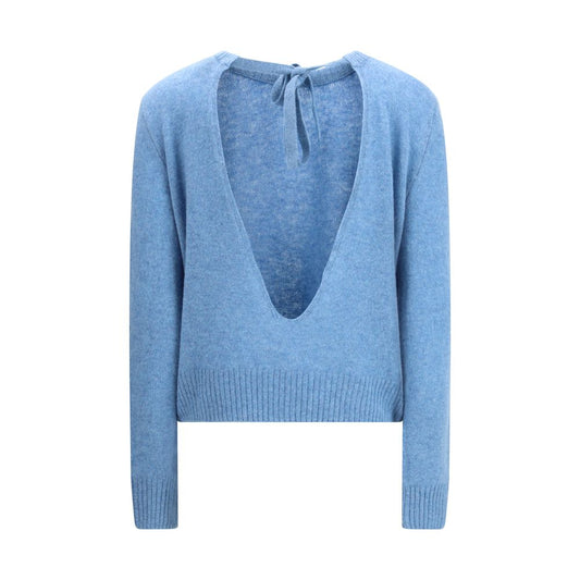 Blue Cashmere Sweatshirt