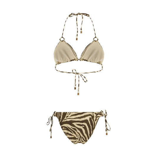 Brown Polyamide Bikini