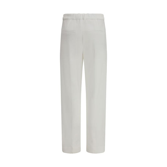 White Cotton Dress Pants