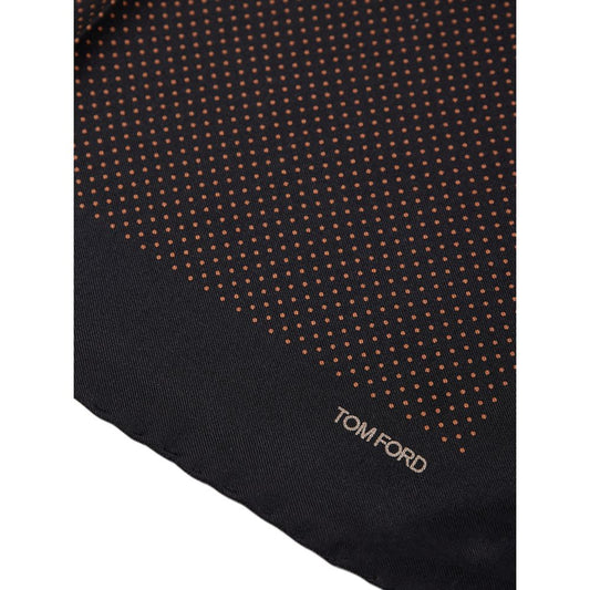 Black Silk Pocket Square