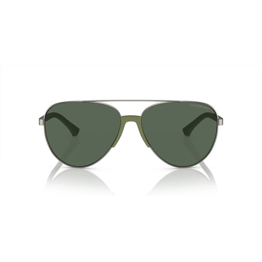 Gray Metal Sunglasses