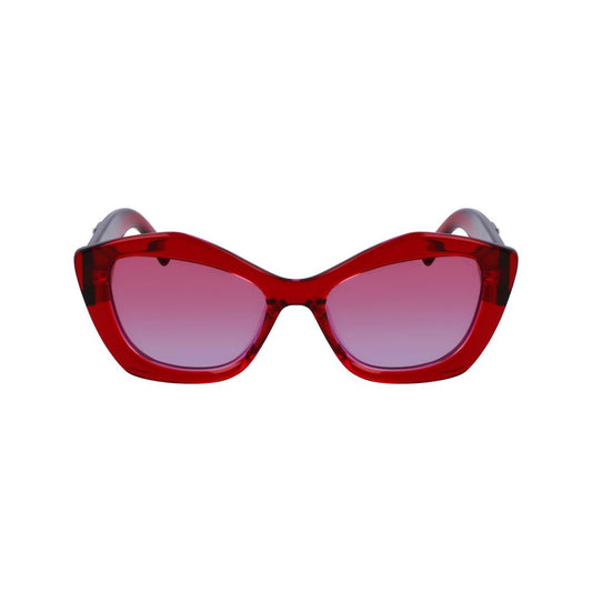 Red Acetate Sunglasses