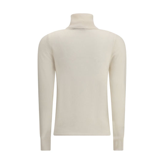 White Wool Turtleneck