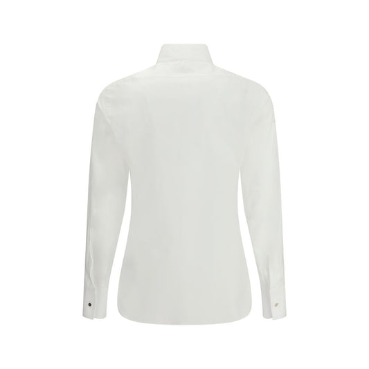 White Cotton Dress Shirt