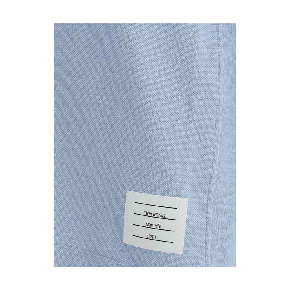 Blue Cotton Polo Shirt
