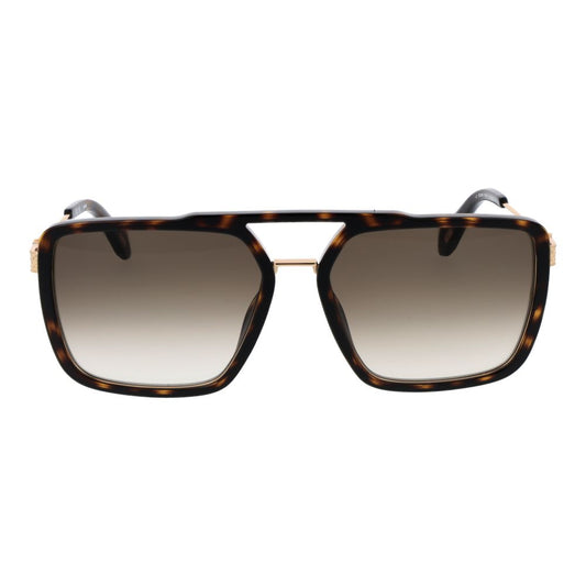 Brown Metal Sunglasses