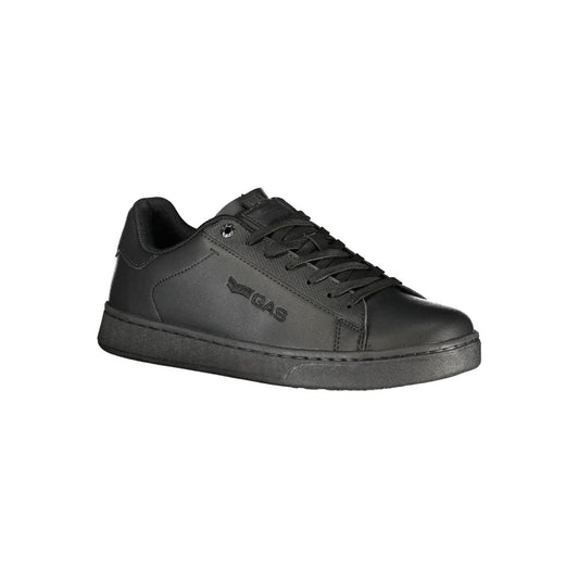 Black Polyurethane Men's Sneaker