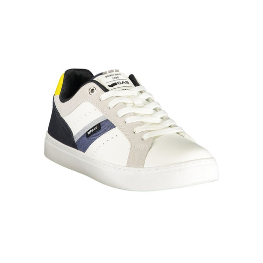 White Polyurethane Men's Sneaker