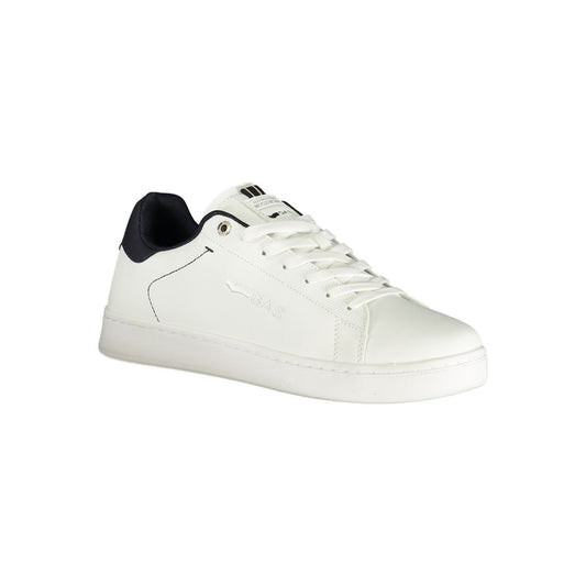 White Polyurethane Men's Sneaker
