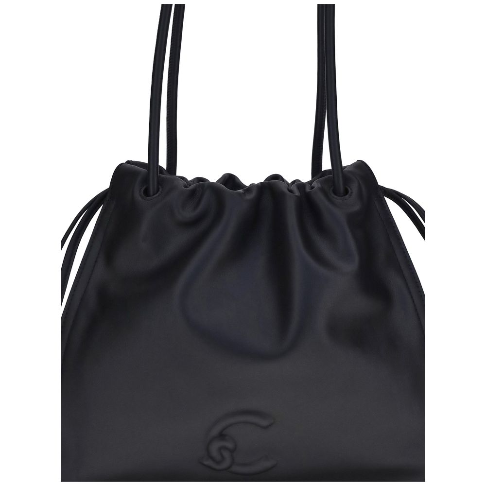 Black Calf Leather Bos Taurus Handbag