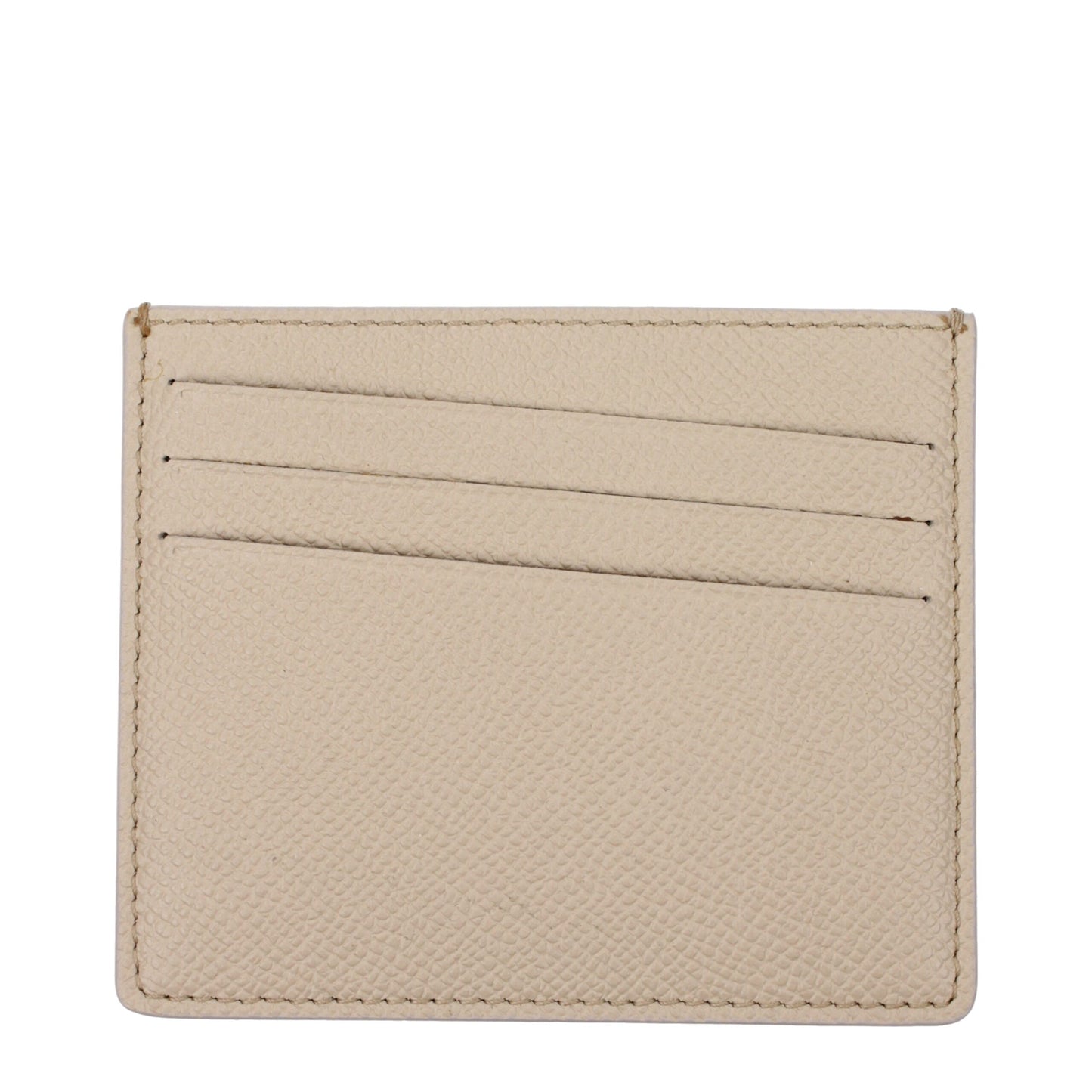 Beige Leather Cardholder