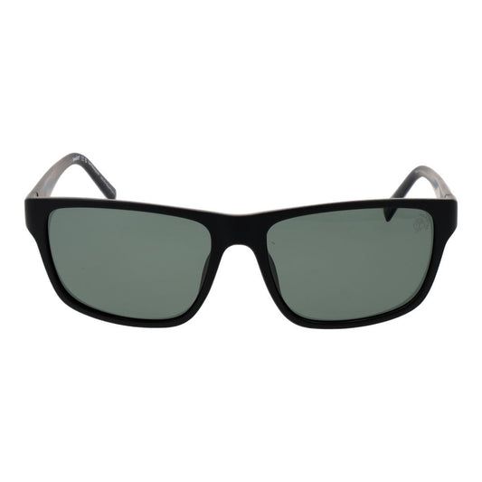 Black Stainless Steel Sunglasses