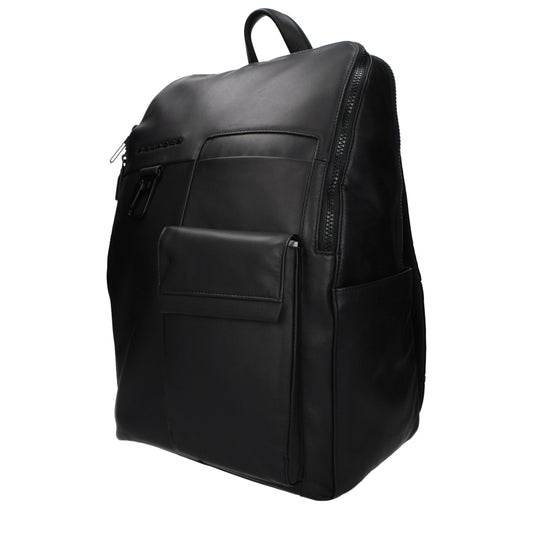 Black Leather Backpack